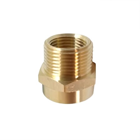 Thrifco Plumbing 3/4 Inch Female GHT X 3/4 Inch MIP X 1/2 Inch FIP Fitting 4400307